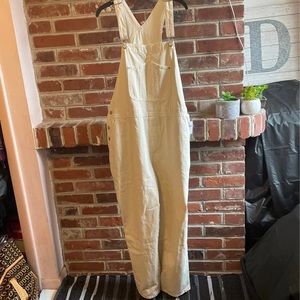 Old Navy Beige Overalls - Size 18 - NWT